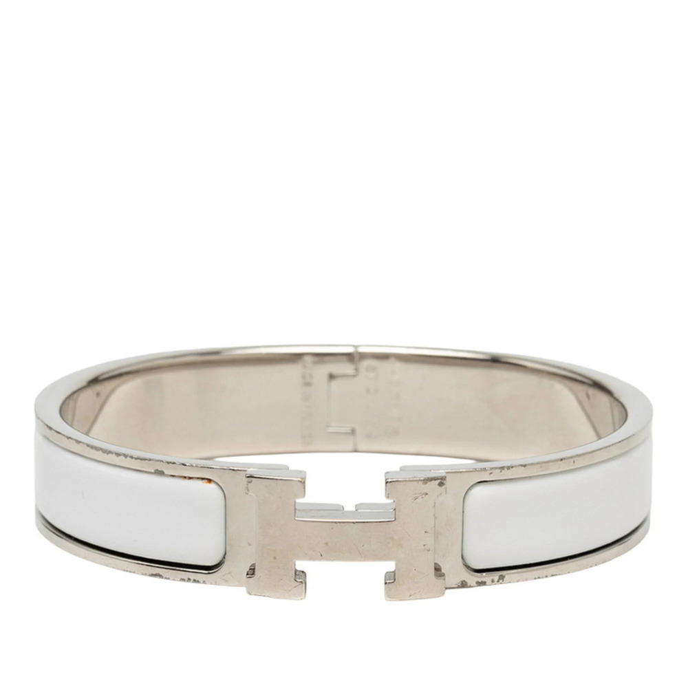 HERMES Silver Charm Bracelet